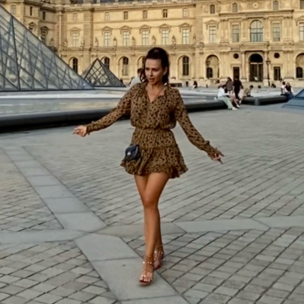 Brown summer dress